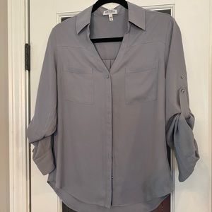 EUC gray portifino top